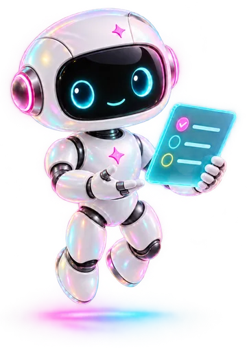 The Incuv8or AI COO robot presenting a plan on a tablet